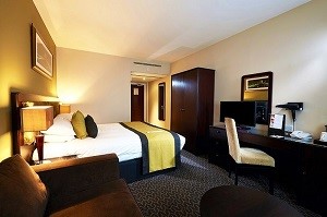 A room at the Copthorne Hotel Stamford Bridge